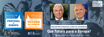 Encontro-Diálogo com os Cidadãos «Que futuro para a Europa?»  - 6 dezembro, Lisboa