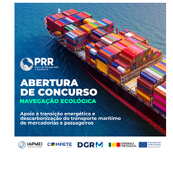 50 milhões de euros do PRR para apoiar a descarbonização do transporte marítimo