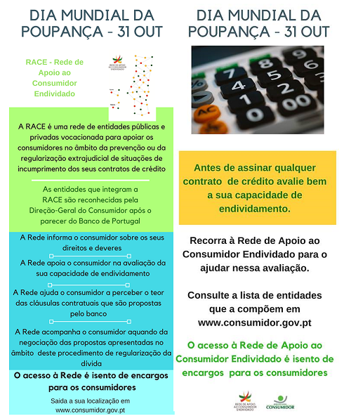 Dia Mundial da Poupança - 31 de outubro