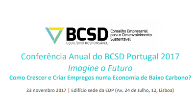 Conferência anual do BCSD - 23 de novembro, Lisboa