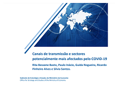 GEE – Tema Económico “Canais de transmissão e sectores potencialmente mais afetados pelo COVID-19”
