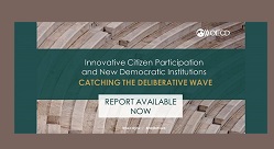 OCDE - Relatório «Innovative Citizen Participation and New Democratic Institutions