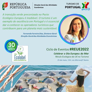 DGAE/Turismo de Portugal - “Celebrar o Dia Europeu do Mar” - dia 25 de maio