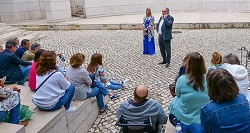 Reunião geral da SGE no Jardim dos Cavaleiros em Lisboa