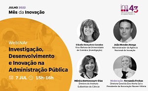 INA - webINAr “Investigação, Desenvolvimento e Inovação na ...
