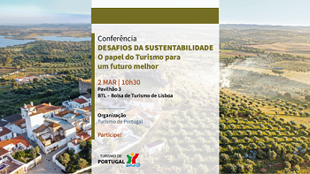 Conferência “Desafios da Sustentabilidade: o papel do turismo para um futuro melhor” -  2 de março